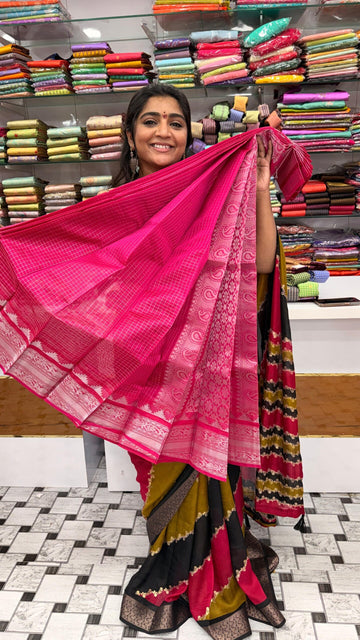 Mangalagiri checks saree