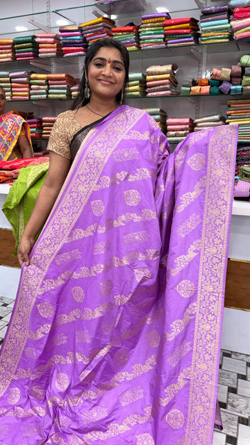 Semi Katan Banaras Saree