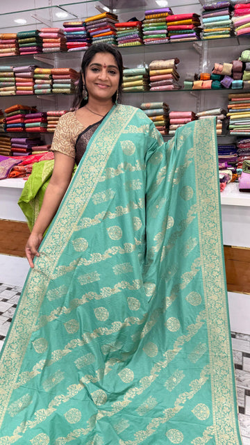 Semi Katan Banaras Saree