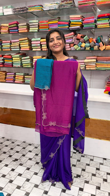 space silk saree