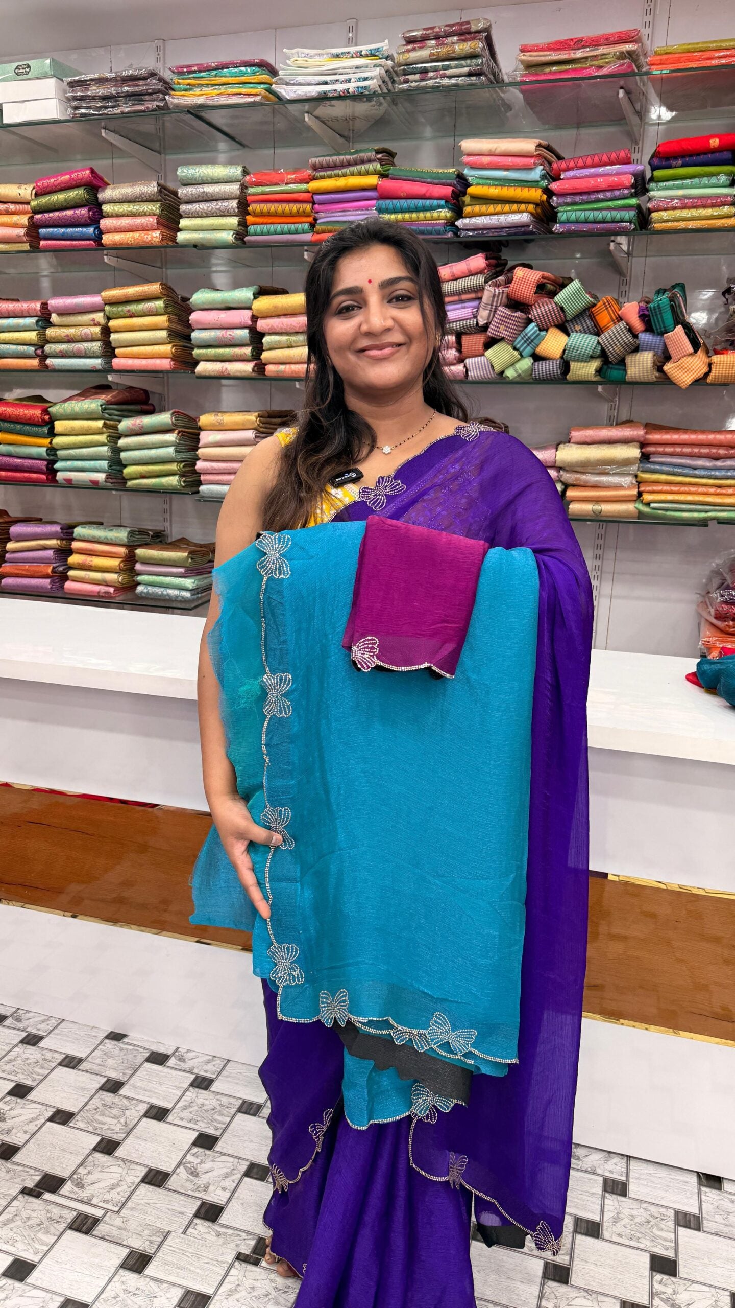 space silk saree