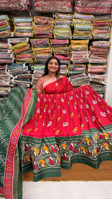 Patolla half saree