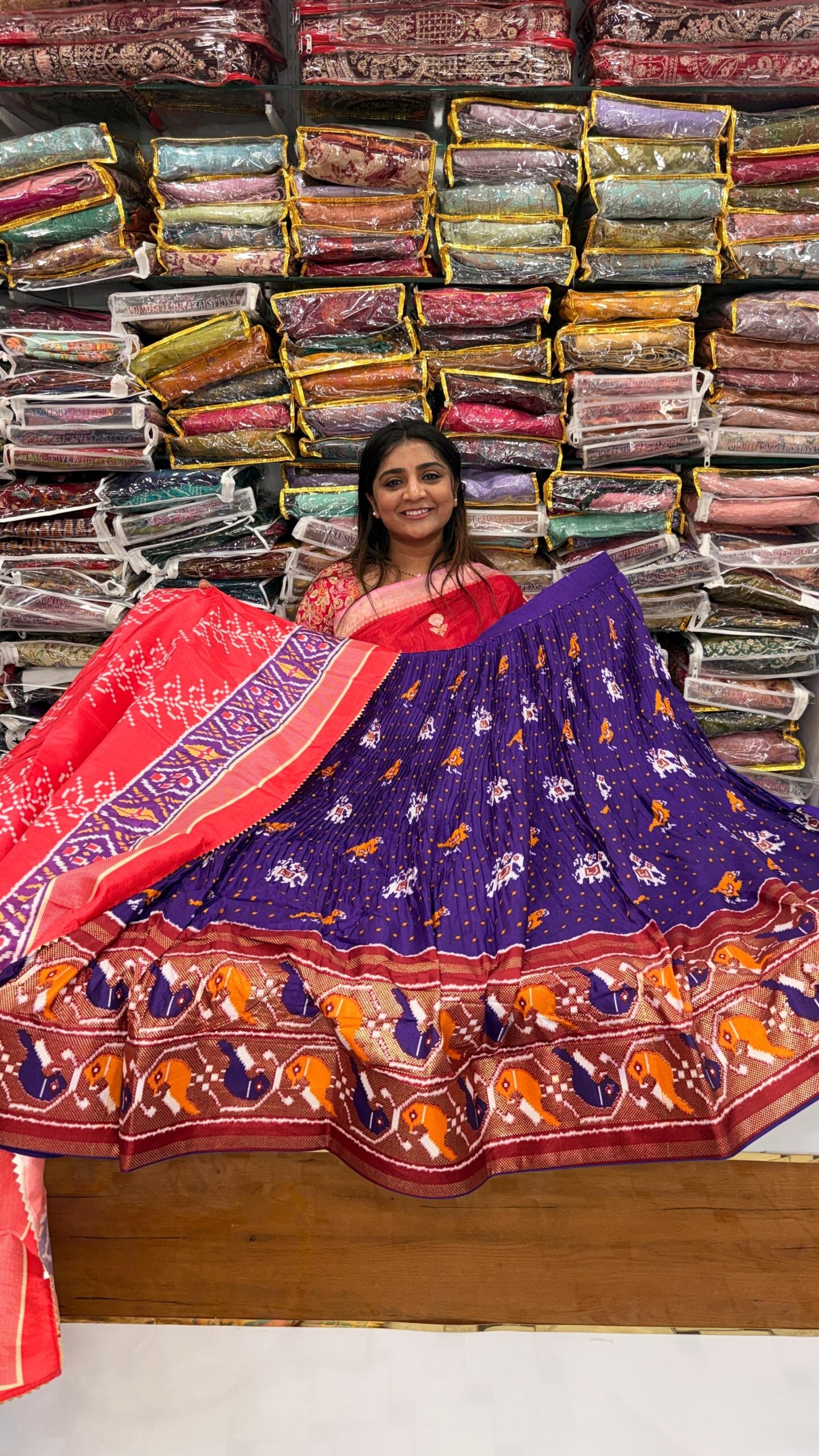 Patolla half saree