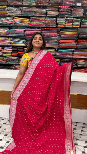 Pure Chiffon Georgette Sarees