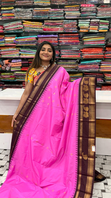 Semi Gadwal Sarees