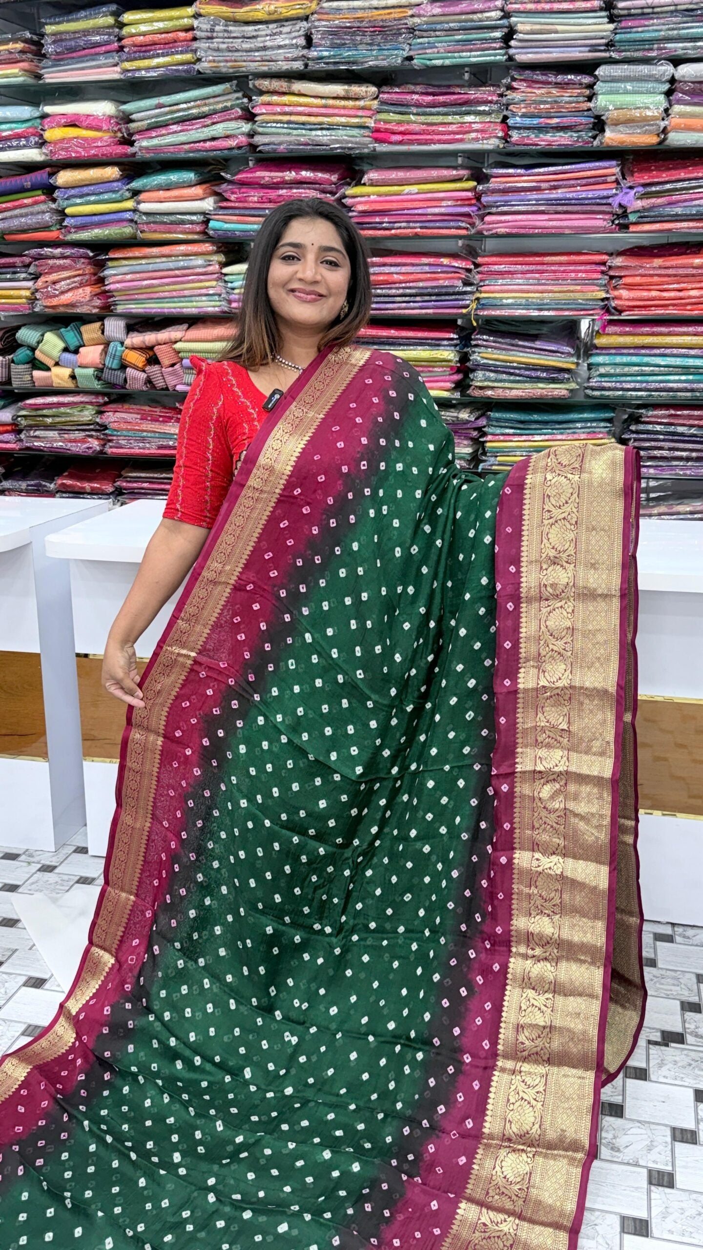 Bandhni saree