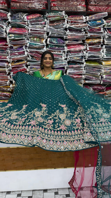 Heavy Netted  Lehanga