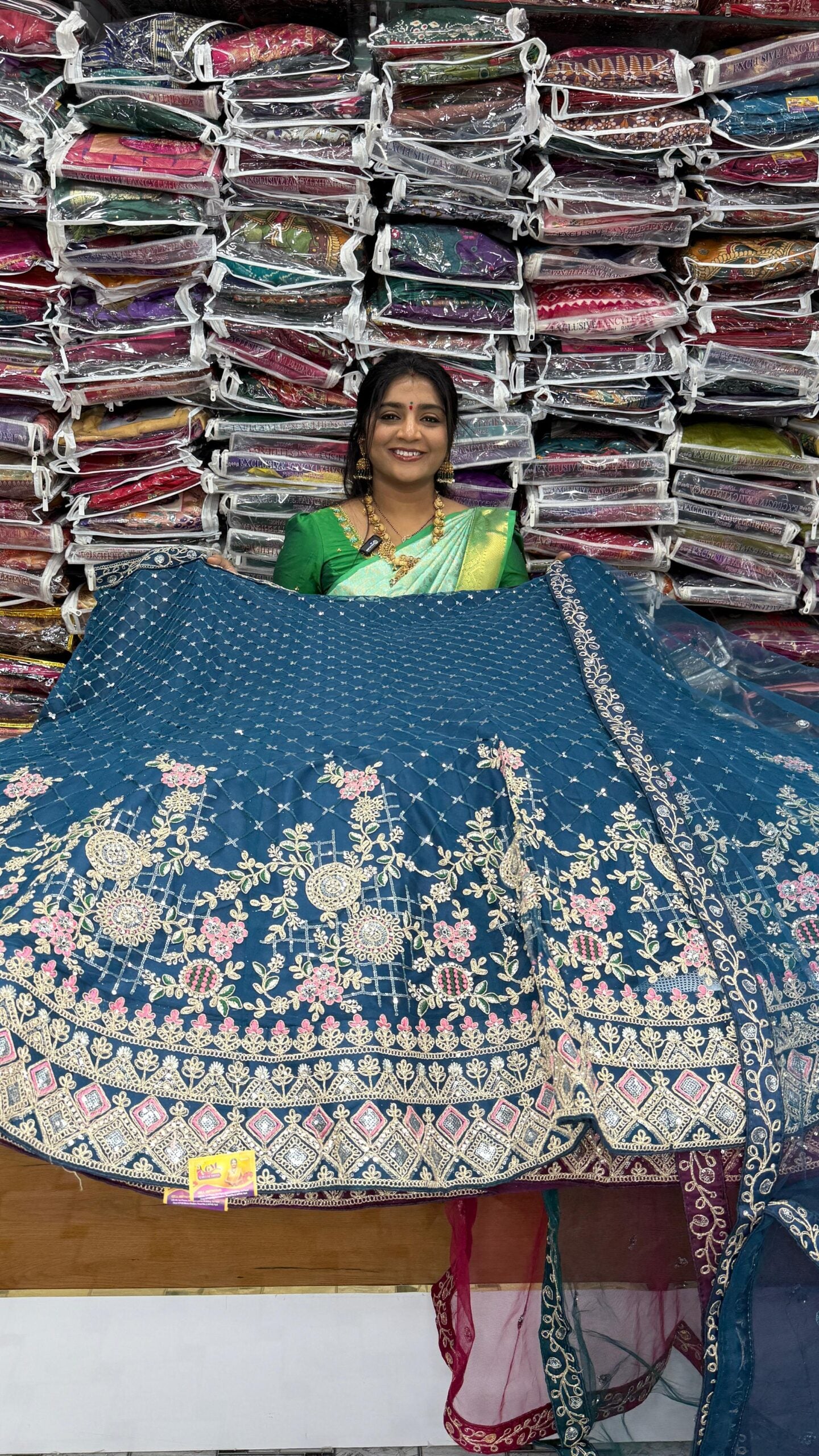 Heavy Netted  Lehanga