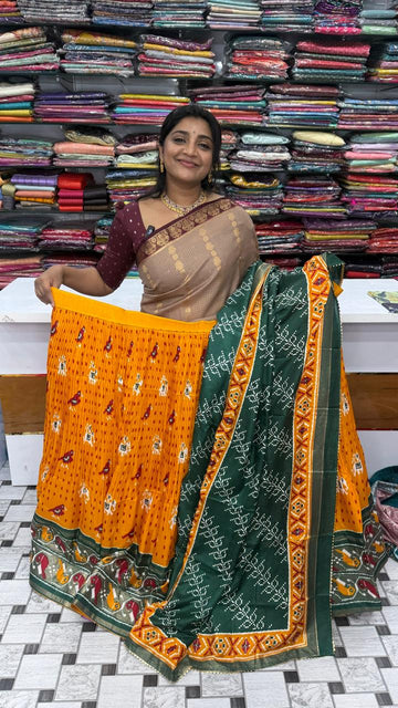 Patola Semi-stitched Half Saree