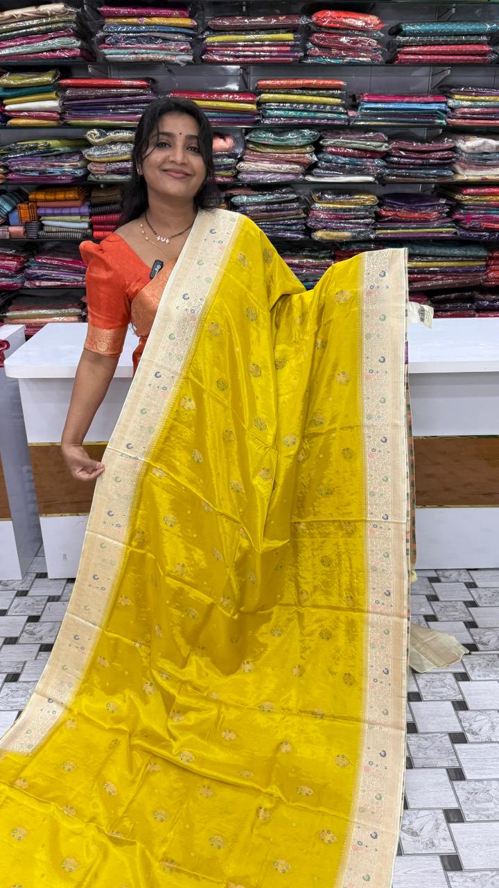 Mango Silk Saree