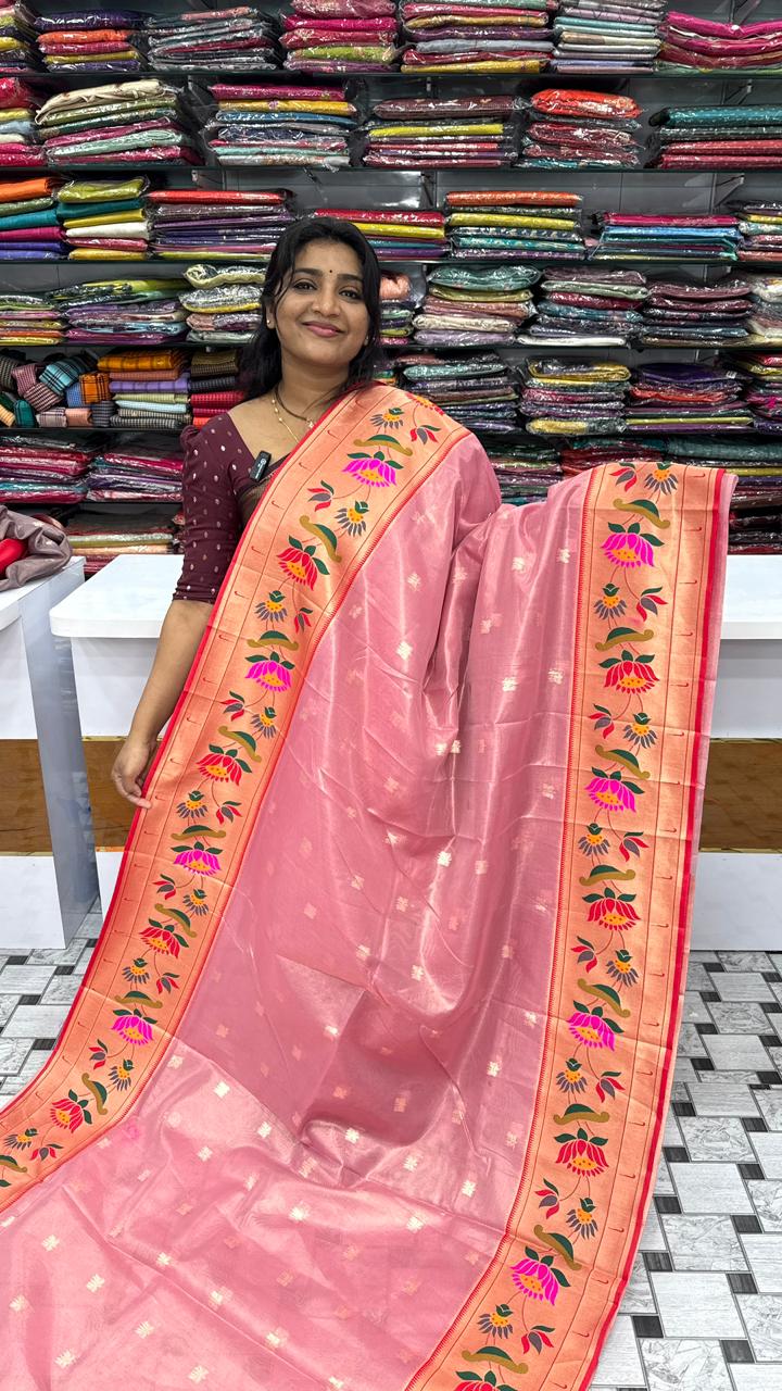 Tissue Paithani Sarees