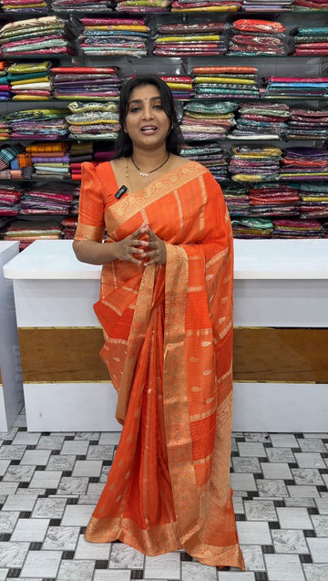Fancy Banaras Tissue Saree