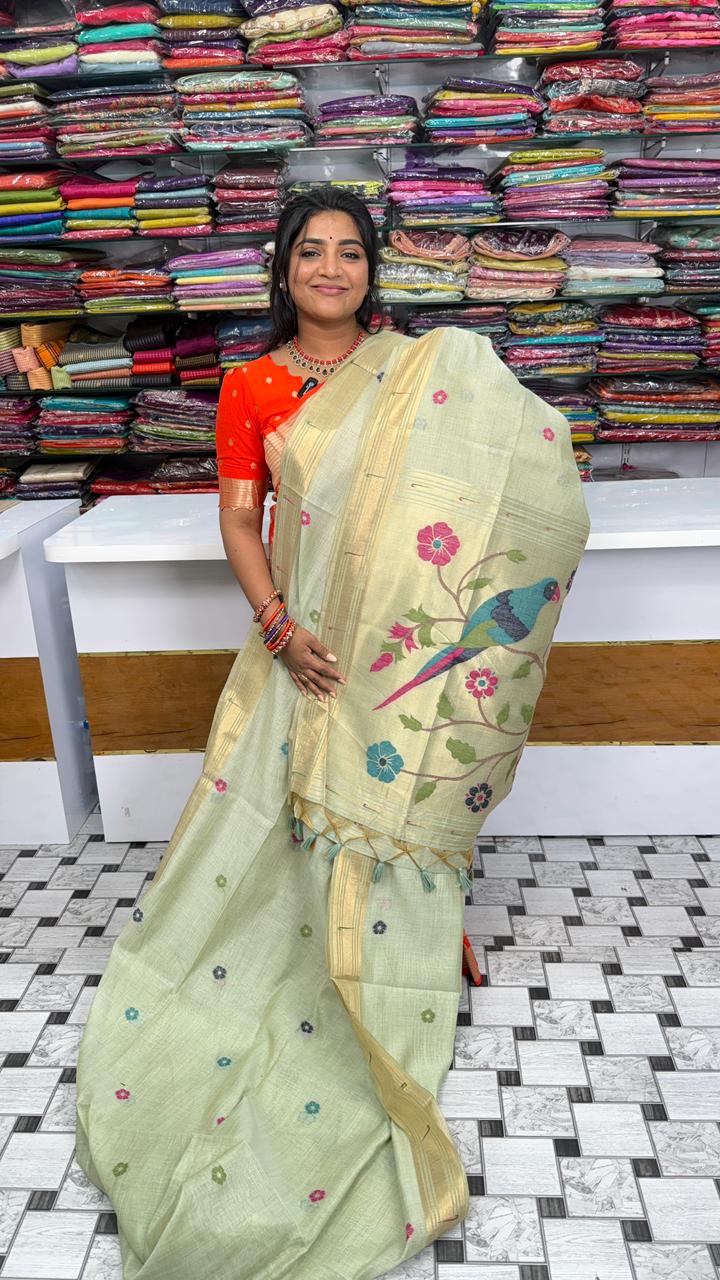 Lenin Paithani Saree