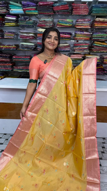 Kota Saree  Light Yellow