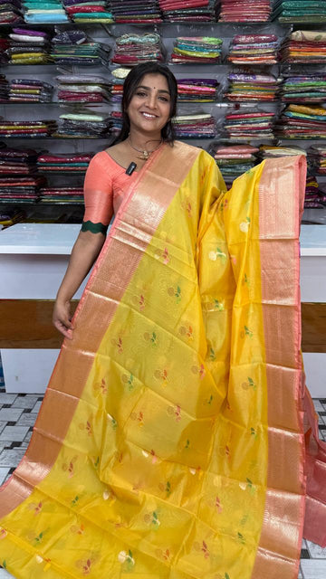 Kota yellow saree