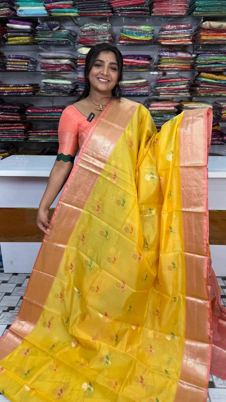 Kota yellow saree