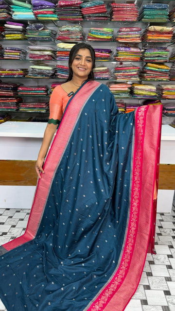 Green mango saree