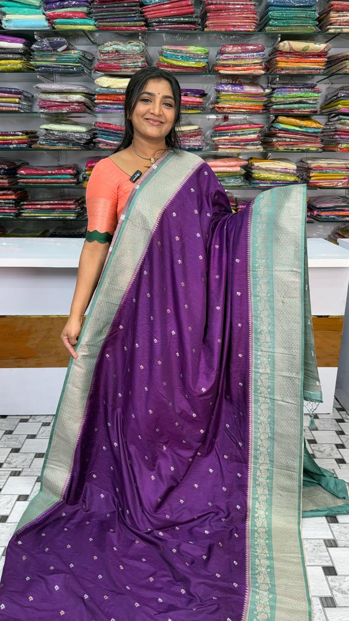 Green mango saree