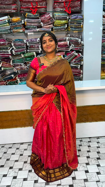 GADWAL HALF SAREE