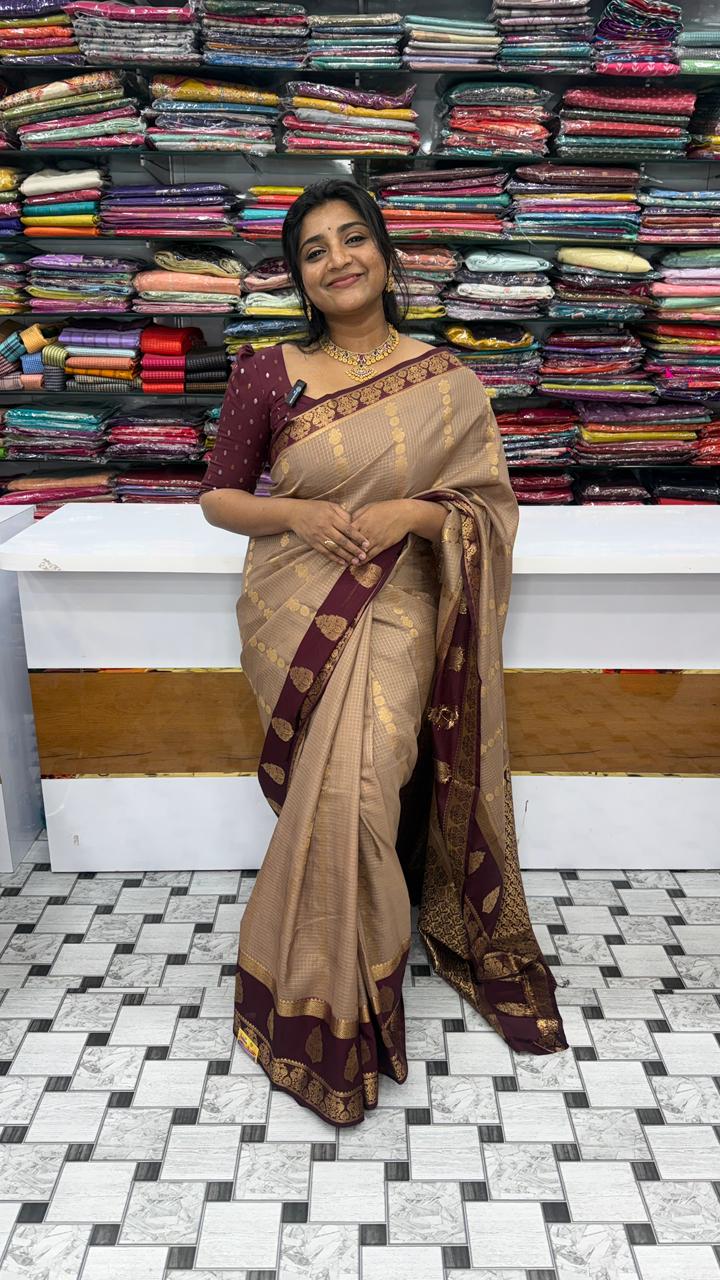 Mysore silk saree