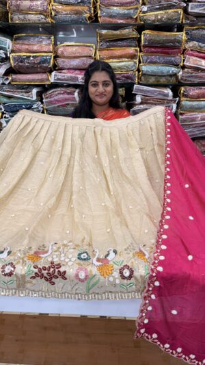 Semi stitched Half saree