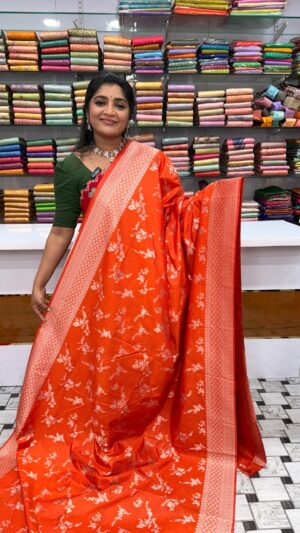 Banarasi Katan saree