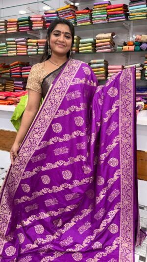 Semi Katan Banaras Saree