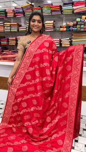 Semi Katan Banaras Saree
