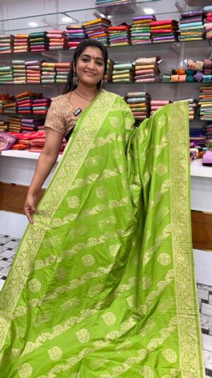 Semi Katan Banaras Saree