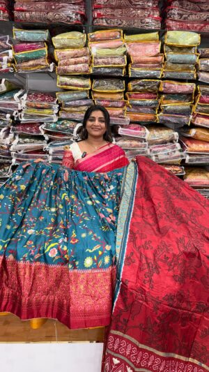 Digital Print Half Saree