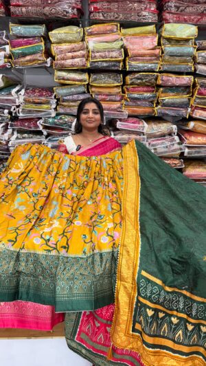 Digital Print Half Saree