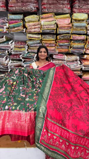 Digital Print Half Saree