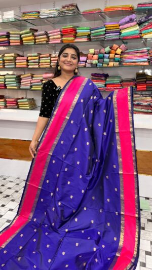Banarasi Gap Border saree