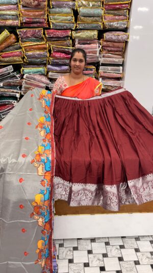 Mangalagiri Half saree